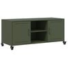 vidaXL TV-Schrank Olivgr&uuml;n 100,5x39x43,5 cm Stahl