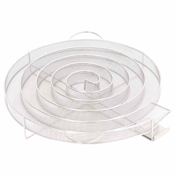 vidaXL Kaltrauchgenerator Rund 33,5 cm Edelstahl