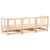 vidaXL 3-tlg. Garten-Lounge-Set Massivholz Kiefer