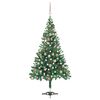 vidaXL K&uuml;nstlicher Weihnachtsbaum Beleuchtung Kugeln 180cm 564 Zweige