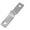 vidaXL Einschlagplatte 12 Stk. Silber 50 x 10 x 1,2 mm Eisen