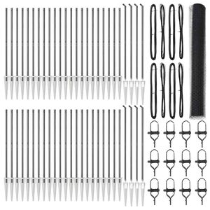 vidaXL Zaunpfosten Grau 100 x 1,2 m (13 mm Maschenabstand)