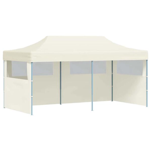 vidaXL Pop-Up-Partyzelt Faltbar Creme 3&times;6 m