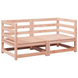 vidaXL 2-tlg. Garten-Sofagarnitur Massivholz Douglasie