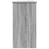 vidaXL Schreibtisch Grau Sonoma 80x40x75 cm Holzwerkstoff