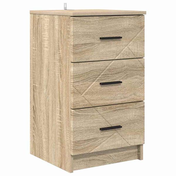 vidaXL Nachttisch Sonoma-Eiche 38 x 38 x 66 cm Holzwerkstoff