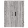 vidaXL Wandschr&auml;nke 2 Stk. Grau Sonoma Holzwerkstoff
