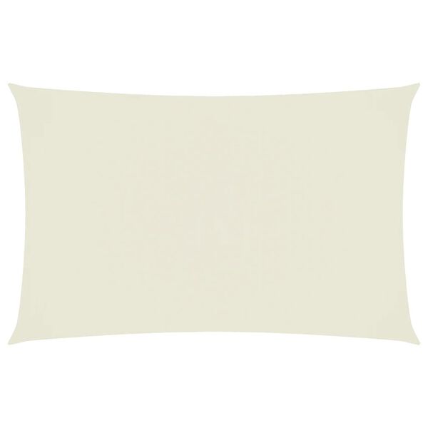 vidaXL Sonnensegel Oxford-Gewebe Rechteckig 4x7 m Creme