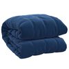 vidaXL Gewichtsdecke Blau 200x220 cm 9 kg Stoff