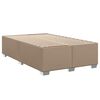 vidaXL Boxspringbett Matratze Cappuccino-Braun 120x190 cm Kunstleder