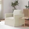 vidaXL Sofa Creme Gesamtabmessungen: 78 x 78 x 80 cm (B x T x H) Samt