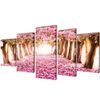 vidaXL Bilder Dekoration Set Kirschbl&uuml;te 200 x 100 cm