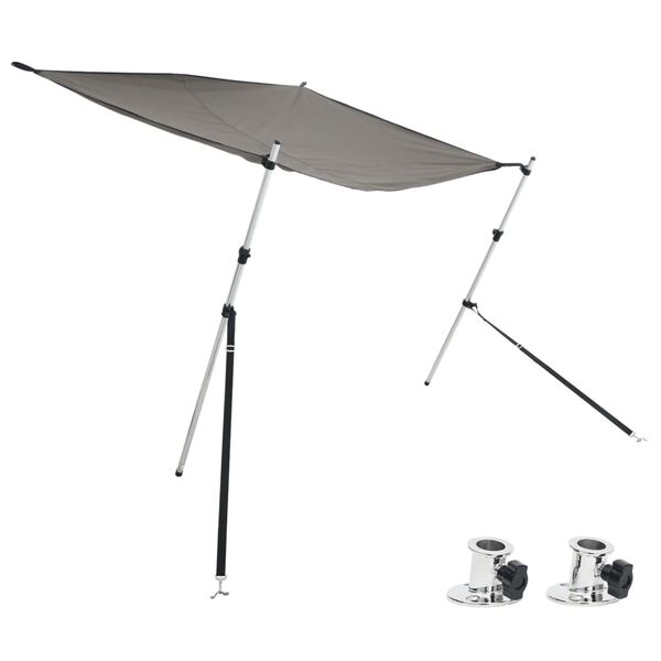 vidaXL T-Top-Beschattungsverlängerung Anthrazit 174x205x(115-194) cm