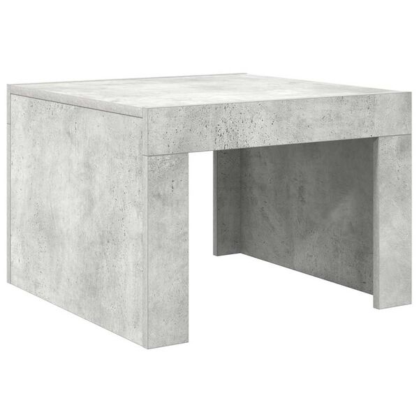 vidaXL Couchtisch Betongrau 50x50x35 cm Holzwerkstoff