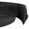 vidaXL Bodenabdichtung f&uuml;r die Garage 75 x 12 mm 1 m EPDM Gummi