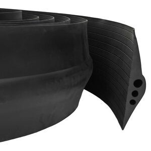 vidaXL Bodenabdichtung f&uuml;r die Garage 75 x 12 mm 1 m EPDM Gummi