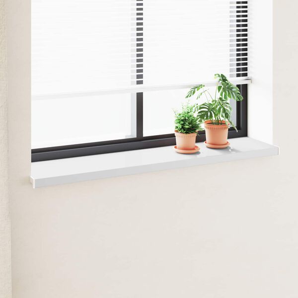 vidaXL Fensterbank Wei&szlig; 120 x 35 x 4,5 cm PVC