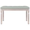 vidaXL Sitzbank Hellgrau 80x40x49 cm Samt