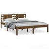 vidaXL Massivholzbett ohne Matratze Honigbraun 120x200 cm Kiefernholz