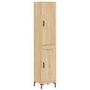 vidaXL Highboard Sonoma-Eiche 34,5x34x180 cm Holzwerkstoff