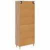 vidaXL Highboard Artisan-Eiche 69,5 x 34 x 180 cm Holzwerkstoff