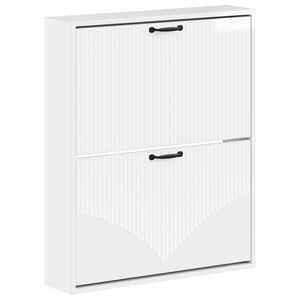vidaXL Wandmontierter Schuhschrank HOORN 71 x 17 x 86 cm Holzwerkstoff