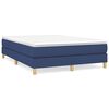 vidaXL Boxspringbettgestell Blau 140x200 cm Stoff