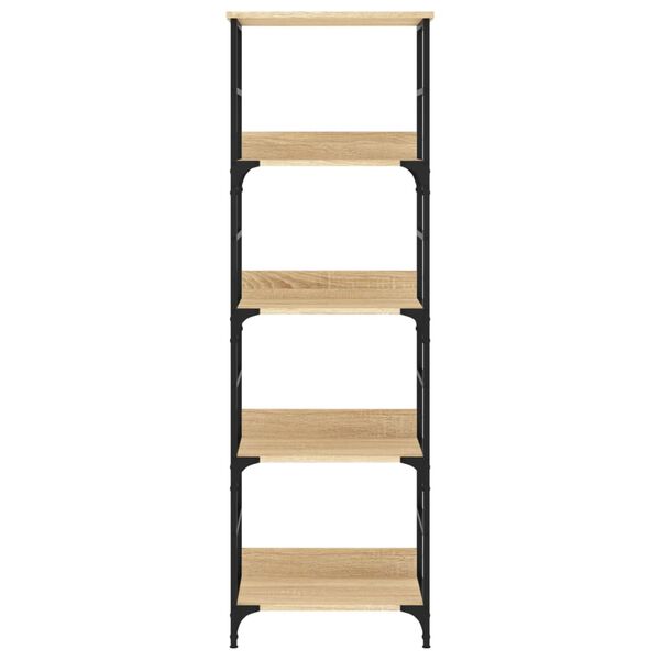 vidaXL Bücherregal Sonoma-Eiche 50x33x153 cm Holzwerkstoff