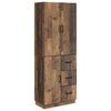 vidaXL Schrankset 2 pcs Altholz Holzwerkstoff