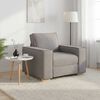 vidaXL Sofa Stuhl Taupe 100x78x84 cm Stoff