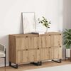 vidaXL Sideboard 2 pcs Artisan-Eiche 60 x 35 x 70 cm