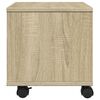 vidaXL Druckerst&auml;nder mit Rollen Sonoma-Eiche 41x32x34,5 cm