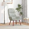 vidaXL Relaxsessel Hellgrau Samt