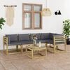 vidaXL 6-tlg. Garten-Lounge-Set mit Kissen Kiefernholz Impr&auml;gniert