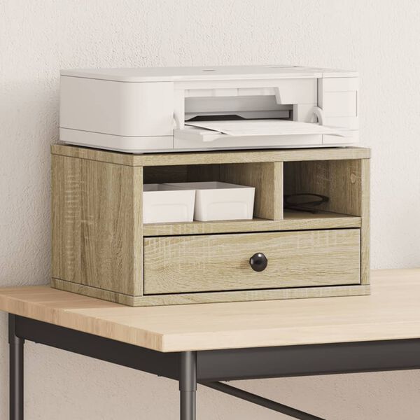 vidaXL Druckerst&auml;nder Sonoma-Eiche 40x32x22,5 cm Holzwerkstoff