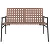 vidaXL Gartenstuhl Schwarz 113 x 79 x 75cm Poly-Rattan