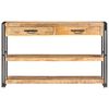 vidaXL Sideboard 120x30x75 cm Raues Mango-Massivholz