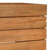 vidaXL Hochbeet 100x40x72 cm Teak Altholz und Stahl