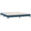 vidaXL Bettgestell ohne Matratze Dunkelblau 180x220 cm Samt
