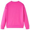 Kinder-Sweatshirt Dunkelrosa 116