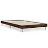 vidaXL Bettgestell ohne Matratze R&auml;uchereiche 90x190 cm Holzwerkstoff