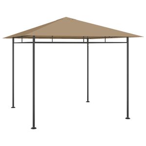 vidaXL Pavillon 3x3x2,7 m Taupe 180 g/m&sup2;