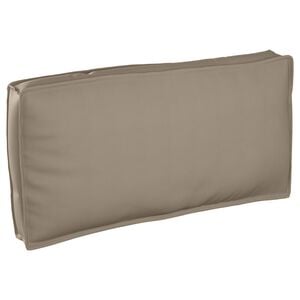 vidaXL Kissen Oxford-Stoff Taupe 120 x 60 x 12 cm