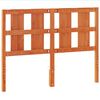 vidaXL Kopfteil Wachsbraun 135 cm Massivholz Kiefer