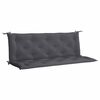 vidaXL Gartenbank-Auflage Anthrazit 150x(50+50)x7 cm Oxford-Gewebe