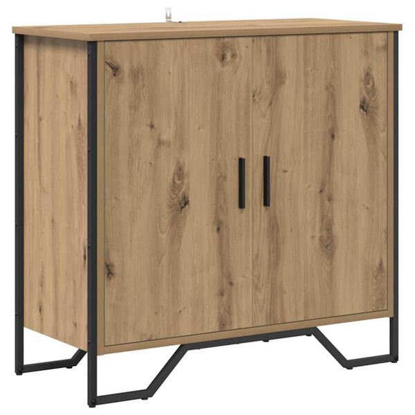vidaXL Sideboard Artisan-Eiche 78 x 35 x 74.5 cm