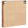 vidaXL Vitrine mit Regal Altholz 60 x 8,5 x 58 cm Holzwerkstoff