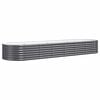 vidaXL Hochbeet Verzinkter Stahl 296x80x36 cm Anthrazit