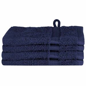 vidaXL G&auml;stetuch SOLUND 4 Stk. Marineblau 15 x 21 cm 550 gsm
