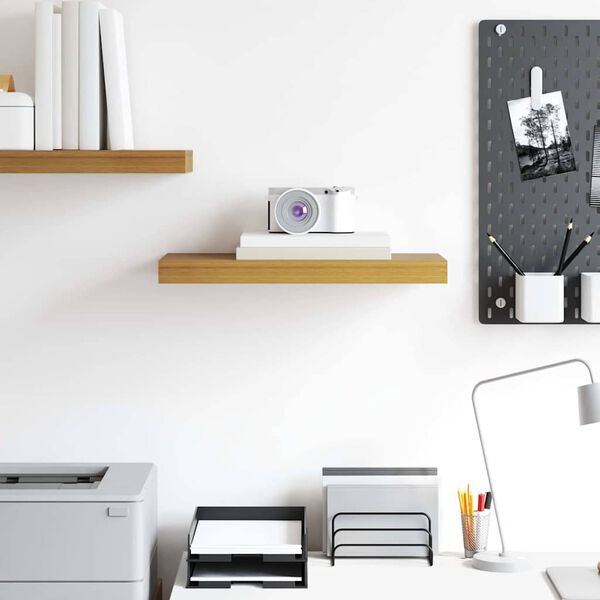 vidaXL Wandregal Wandmontiert Beige 50 x 23 x 4 cm Holzwerkstoff